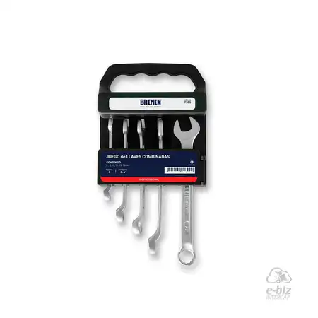 JUEGO DE LLAVES COMBINADAS BREMEN (5 LLAVES 8,10,11,13,14mm)