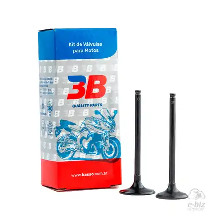 JUEGO VALVULA ADM-4900/ESC-4901 BBB HONDA CG TITAN 160/BROS