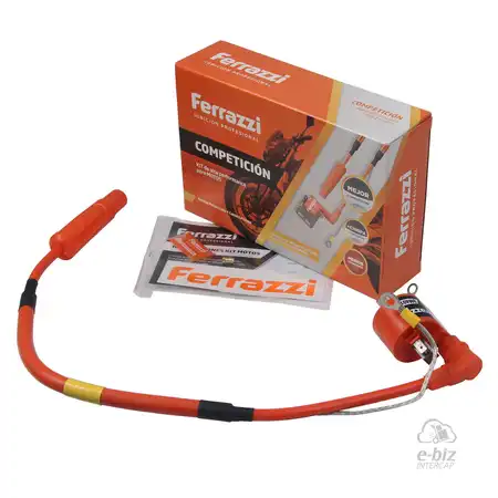 KIT BOBINA COMPETICION BAJAJ ROUSER FERRAZZI C/CABLE Y CAPUCHON 180 EXTREME