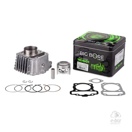 KIT CILINDRO MOTEGI ALUMINIO POTENCIADO HONDA NEW WAVE/WAVE 110S 125CC (D.53MM)