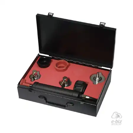 KIT DE HERRAMIENTAS BIKE SERVICE PARA PRUEBA DEL SISTEMA DE ENFRIAMIENTO Y PRESION DEL RADIADOR