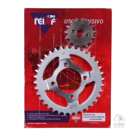 KIT REINF C23 CORONA/PIÑON 36/15-428 GILERA SMASH/ZANELLA ZB/CORVEN ENERGY/MOTOMEL BIT