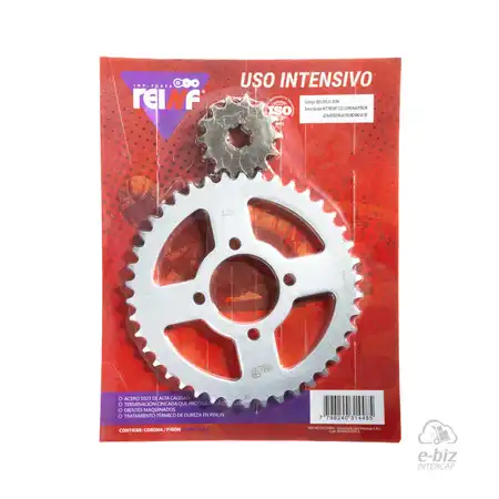 KIT REINF C23 CORONA/PIÑON 42/14-428 SUZUKI AX 100/JINCHENG AX 100