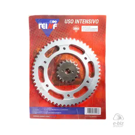 KIT REINF C23 CORONA/PIÑON 54/17-428 HONDA NXR 125 BROSS/HONDA XR 150 L