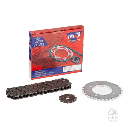 KIT REINF C23 CORONA/PIÑON/CADENA 34/14-428-106L HONDA C 125 BIZ