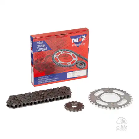 KIT REINF C23 CORONA/PIÑON/CADENA 35/15-428-100L YAMAHA CRYPTON NEW