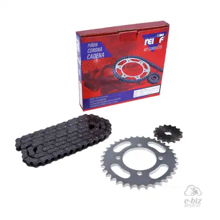 KIT REINF C23 CORONA/PIÑON/CADENA 35/15-428-110L YAMAHA CRYPTON NEW
