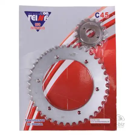 KIT REINF C45 CORONA/PIÑON 40/15-520 HONDA NX400 FALCON