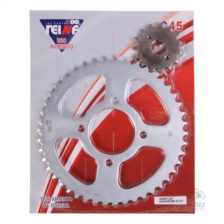 KIT REINF C45 CORONA/PIÑON 46/15-428 MOTOMEL SKUA 200