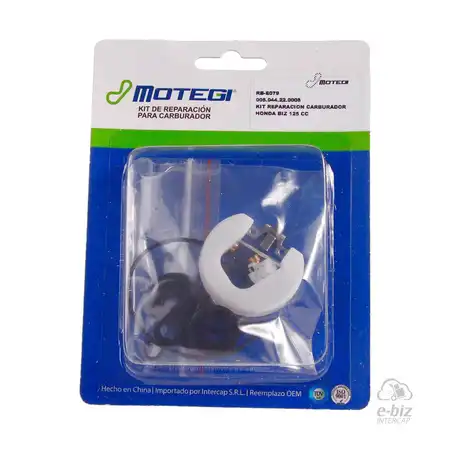 KIT REPARACION CARBURADOR MOTEGI HONDA BIZ 125 CC
