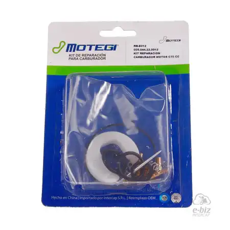 KIT REPARACION CARBURADOR MOTEGI MOTOS C70 CC