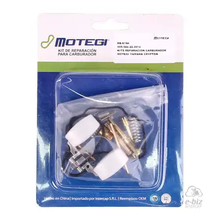 KIT REPARACION CARBURADOR MOTEGI YAMAHA CRYPTON
