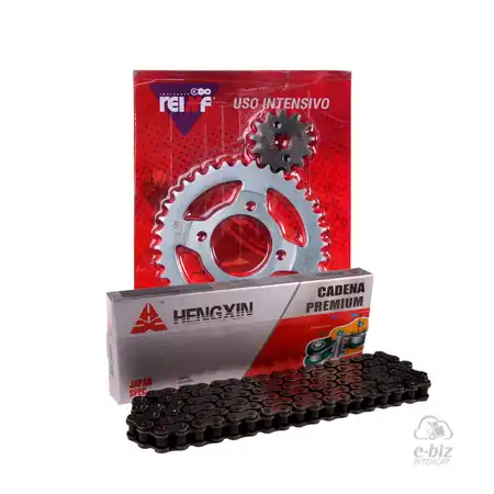 KIT TRANSMISION COMPLETO C23 GILERA SMASH 36/13 + HENGXIN 428H-110L