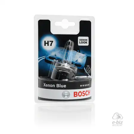 LAMPARA BOSCH H7 12V 55W XENON BLUE DEL. MOTOS BENELLI TNT25/300/302R/502/600/ YAMAHA YFZ-R3