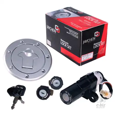 LLAVE DE CONTACTO BAJAJ ROUSER 180 JAYCHEN C/KIT CERRADURAS/TAPA TANQUE