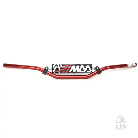 MANUBRIO MDA HONDA TORNADO Y MOTOS SIMILARES ALUMINO ANODIZO BAJO-ROJO