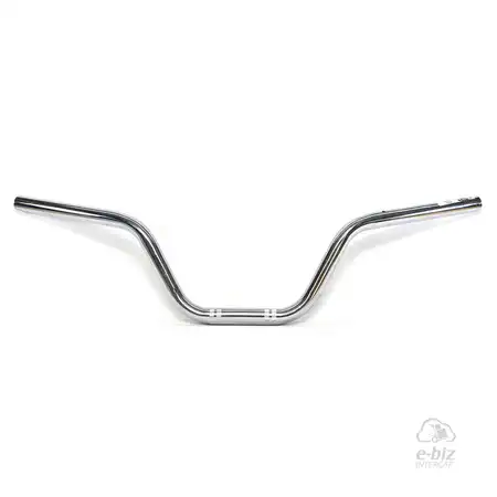 MANUBRIO MDA SUZUKI AX100/115 (C/ORIFICIO P/FIJACION MANILLARES) CROMADO