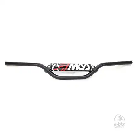 MANUBRIO MDA TIPO TRIAL ENDURO C/PAD HONDA BROSS/YAMAHA XTZ Y MOTOS SIMILARES ALUMINO ANODIZADO ALTO-NEGRO