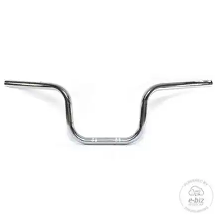 MANUBRIO TURBOMAX HONDA TITAN CG 150 ESD (C/ORIFICIO P/FIJACION MANILLARES) CROMADO