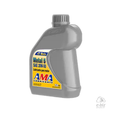 METAL 5 20W50 1 L - 4T MINERAL