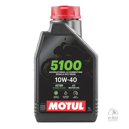 MOTUL SEMISINTETICO 5100 ESTER 4T 10W40 NEW X1LTS.
