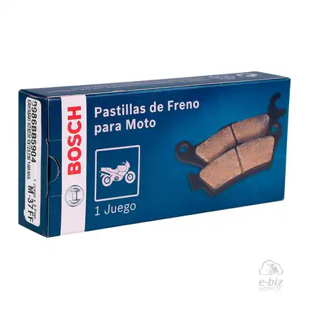 PASTILLA FRENO BOSCH TRAS. KTM DUKE 290-300/EXC 125/200/250/BMW S1000-600F-800F/HONDA CB 500 (S/MET.)