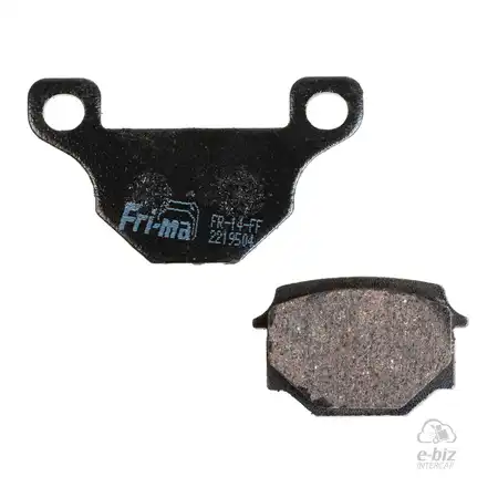 PASTILLA FRENO FRI-MA DEL. GUERRERO GC 125/GLX 125/MONDIAL HD 125/MOTOMEL HAWKER 250