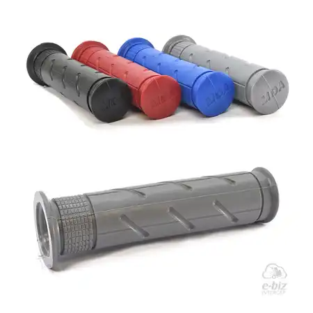 PUÑOS MDA HONDA CG TITAN/N.HAWK/600 140MM GRIS PLATA