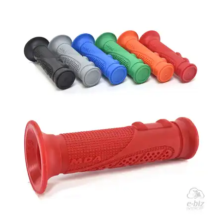 PUÑOS MDA STREET X RUBBER GRIP 125MM ROJO