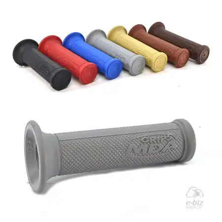 PUÑOS MDA SUPERBIKE RUBBER GRIP 125MM GRIS
