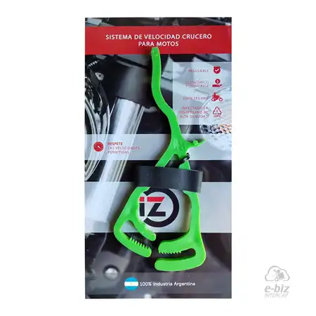SISTEMA DE VELOCIDAD CRUCERO PARA MOTO IZ VERDE