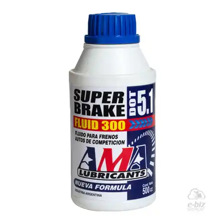 SUPER BRAKE FLUID 300 DOT 5.1 X 500 CC - FRENOS
