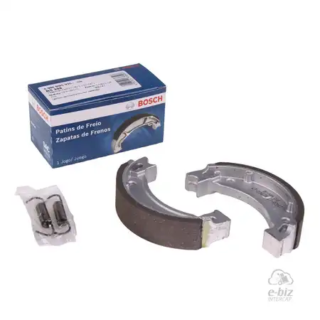 ZAPATA FRENO BOSCH YAMAHA CRYPTON 105CC DEL./TRAS. (110MM)